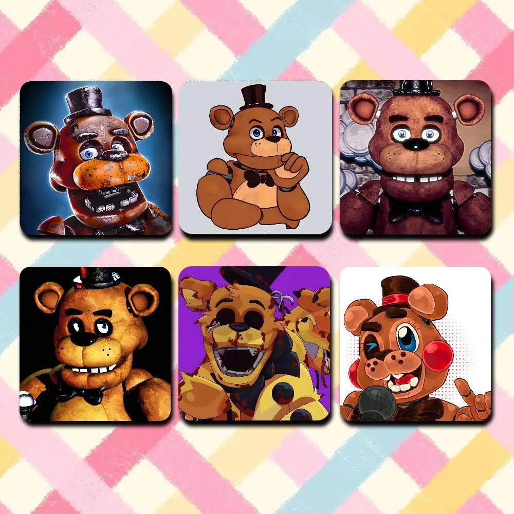 

F-Freddy F-FazbearS Sublimation Magnet Cartoon Anime CuteFridge Magnets Personalized Sublimation Products for Kitchen