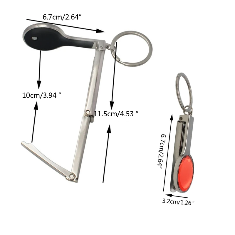 Crochet Portable pliable, Table pliante, support cintre pour à main