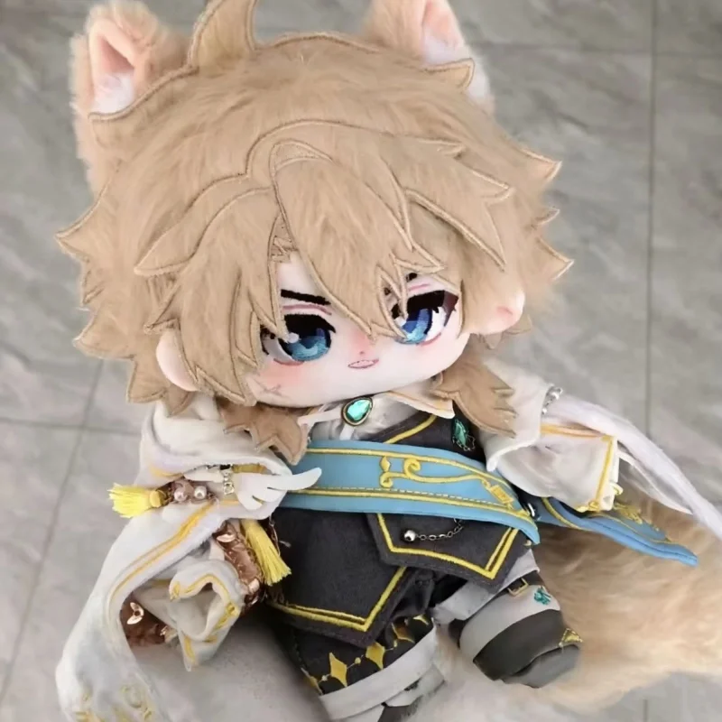 

Stuffed 20cm Game Genshin Impact Varka Plush Dress-up Cotton Doll Toys for Kid Plushies Cosplay Decor Birthday Gift collectibles