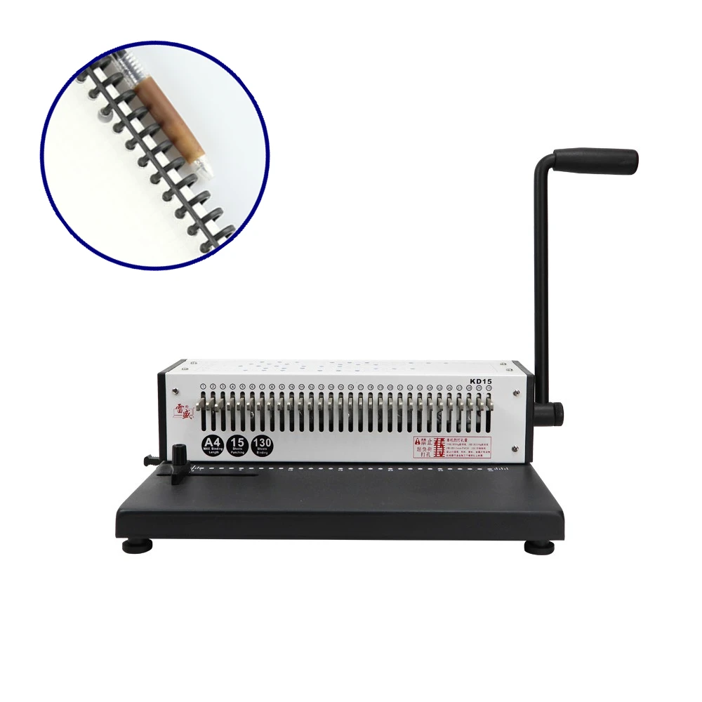 

Hole Punch Binding Comb Machine. Office Accessories and School Supplies.30-Hole, A3 A4 and Note Book Paper Puncher Stationery