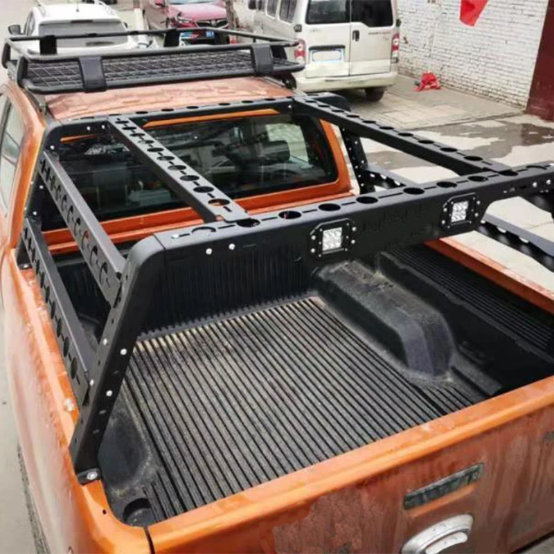 

Universal Sports-Style Car Roof Rack and Tub Rack with LED Light for Ranger for Hilux 4x4 Auto Accessories