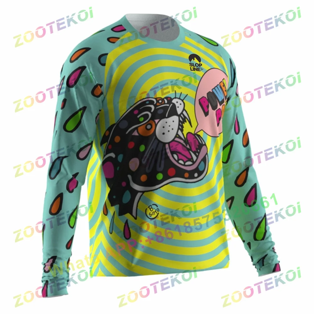 Motorcycle Mountain Bike Team Downhill Jersey Long Sleeve Off-Road T-shirt DH MX Bicycle Locomotive Shirt Breathable Clothing
