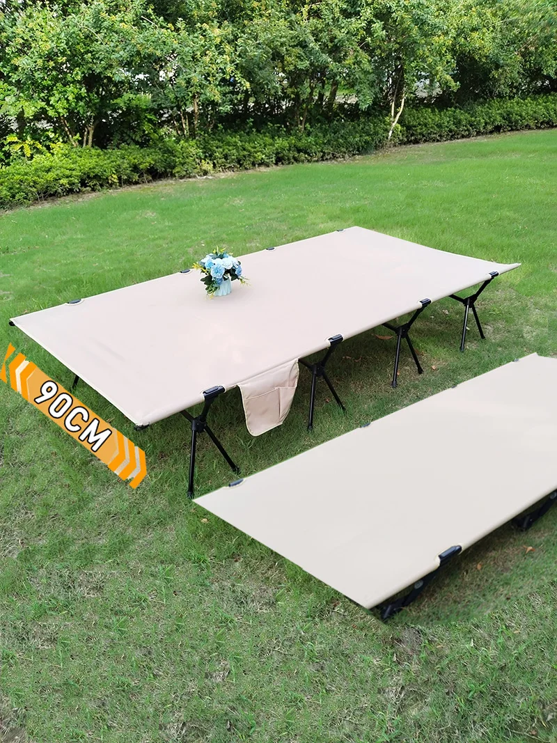Lohascamping 90cm widen Sleeping Camping cot Ultralight Portable High-low dual folding Bed Backpacking Travel hiking Cot