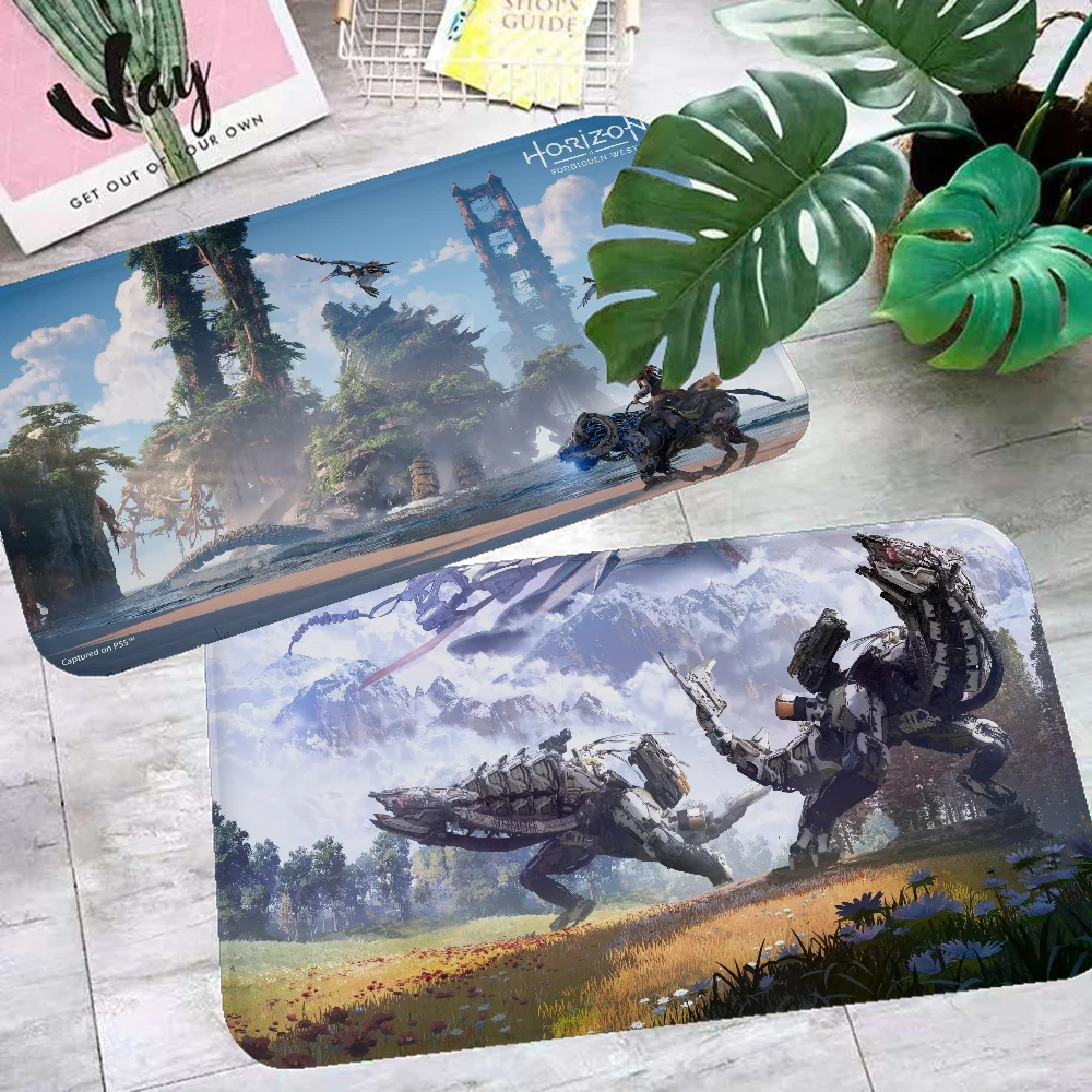 H-Horizon Z-Zero D-Dawn Kitchen Mat Kids Room Bedroom Decoration Balcony Anti-Slip Doormat Living Room Alfombra