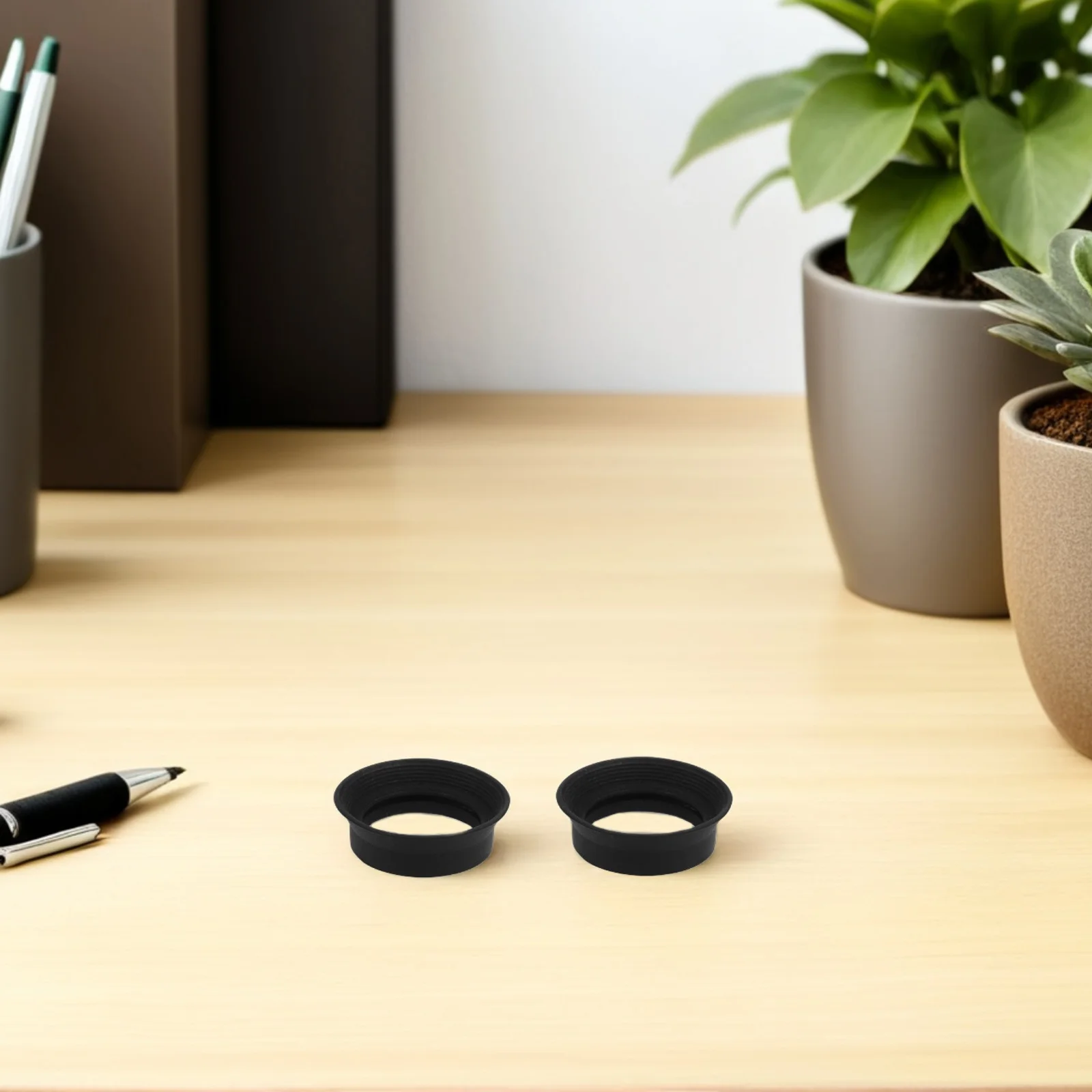 

4Pcs Microscope Eyepiece Rubber Protective Covers Soft Eye Cups Replacement Parts for Stereo Biological and Dissecting