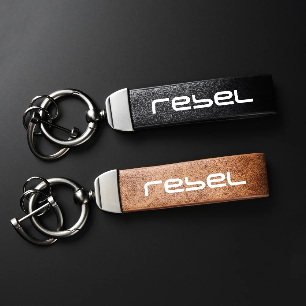 

Высококачественный кожаный брелок для ключей с веревкой для мотоциклов Honda Rebel CMX 300 500 1100 CMX300 CMX500 CM1100 2017-2025