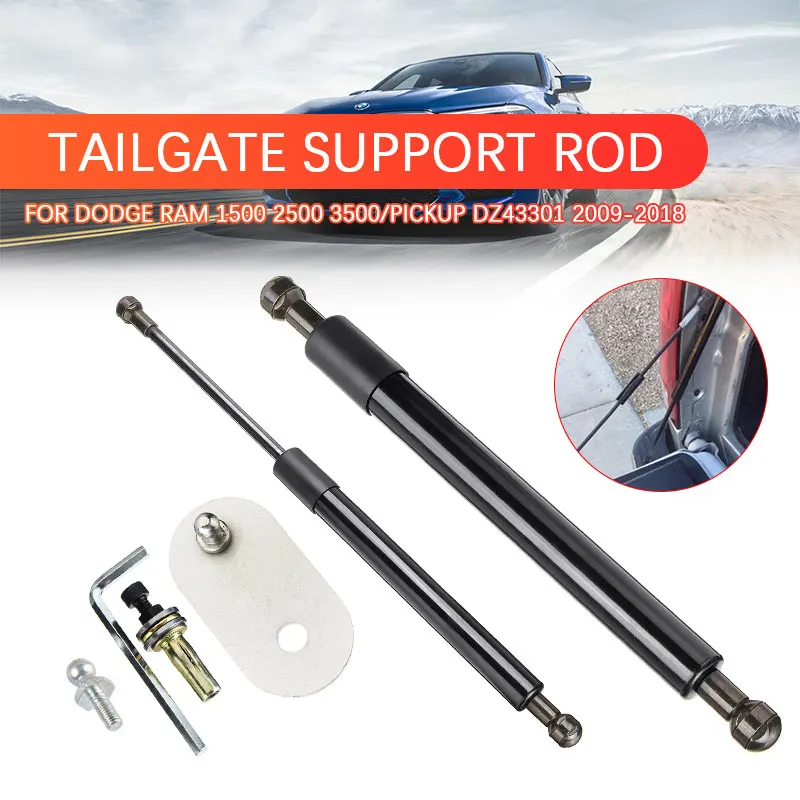 DZ43301 Car Rear Trunk Tail Gate Supports Strut Rod Arm Shocks Strut Bars Damper For Dodge RAM 1500 2500 3500 Pickup 2009-2018