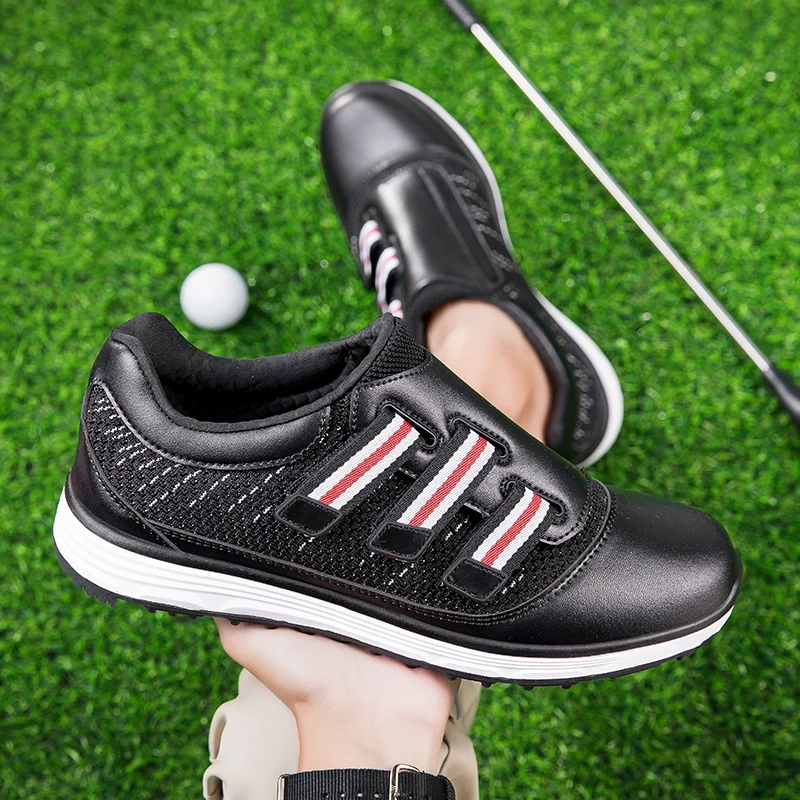 

Outdoor Golf Shoes for Men, Golf Sneakers, Jogging Walking Shoes, New Spikes