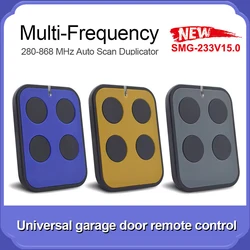 Universal Multi-Frequency Garage Door Remote Control Replicator Gate control 433MHz 868MHz door opener For Fixed rolling code