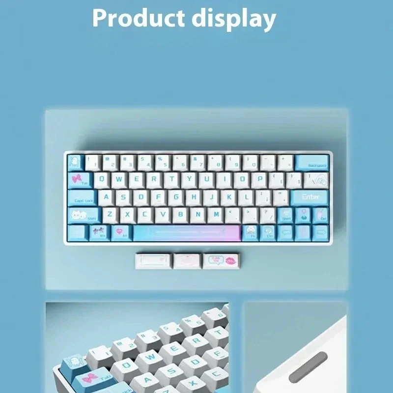 Imagem -04 - Teclado Mecânico Eixo Magnético Usb Rgb Baixa Latência Keystroke Ajustável Compatível com Gh60 Gaming Keyboard Sikakeyb-hm66