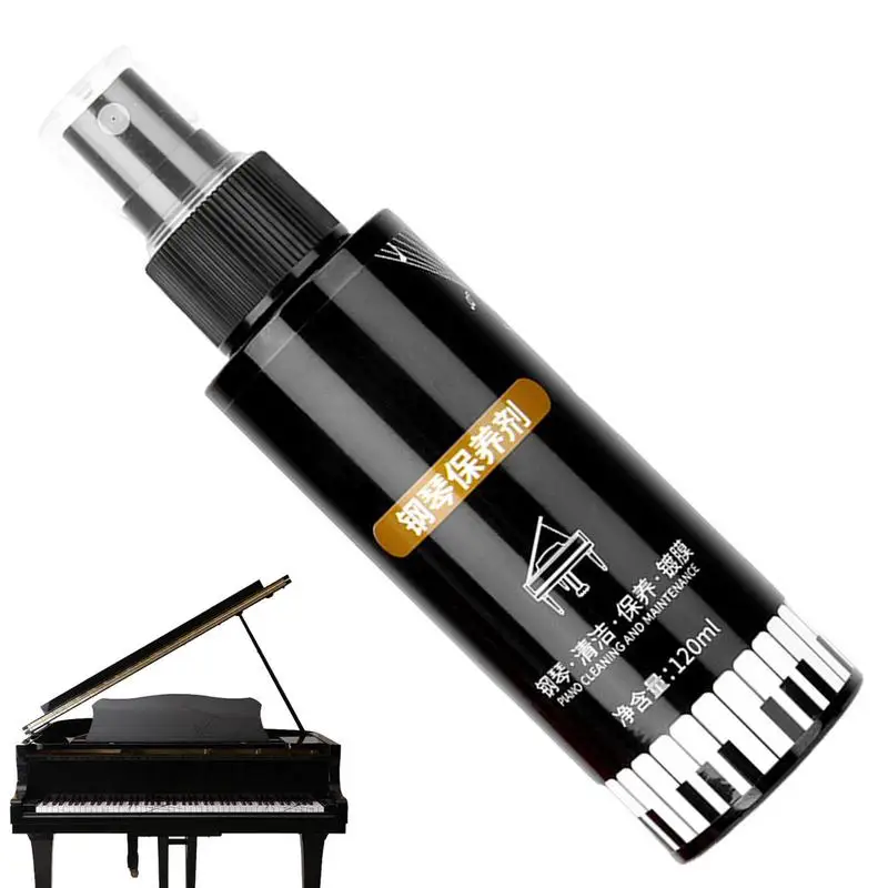 Piano Scratch Repair Care Kit Keyboard Brightener Agent 120ml Instrument Care Liquid Kit For Keyboards Keys Digital Pianos Matte