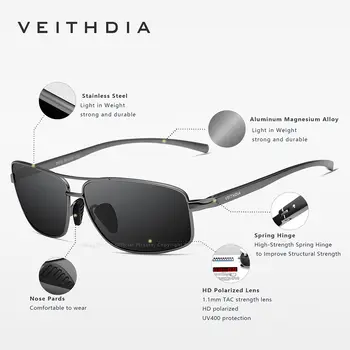 8 best sales Veithdia sunglasses - №6