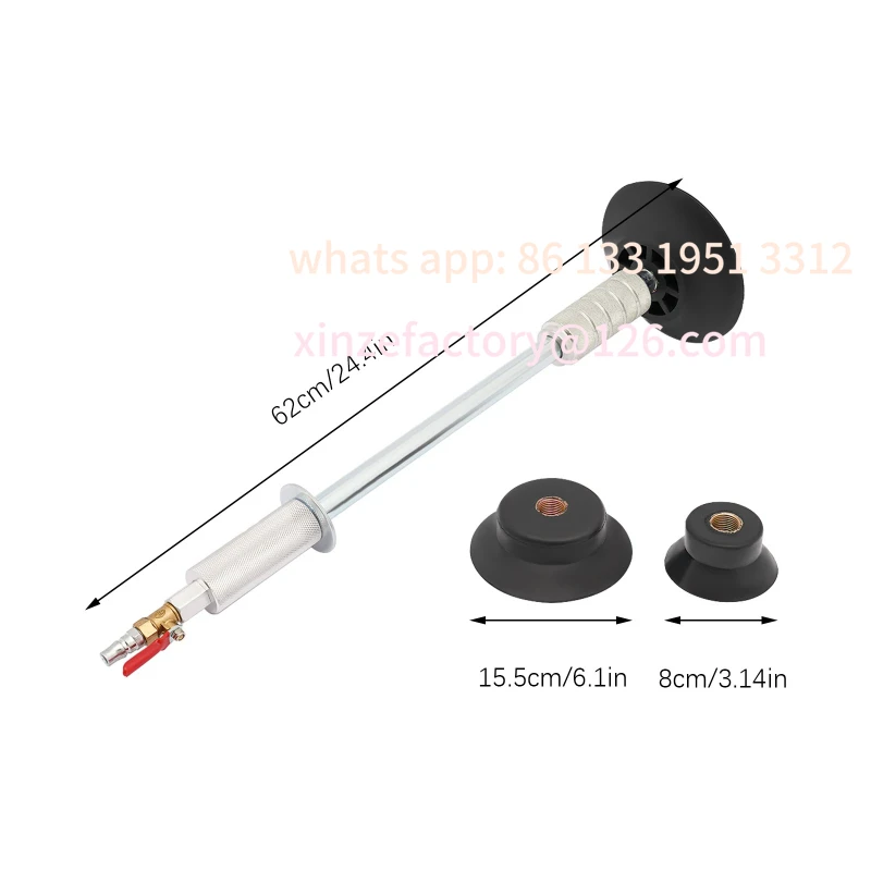 تخصيص الهواء الهوائية دنت مجتذب سيارة السيارات الجسم إصلاح شفط كأس الشريحة أداة فراغ الشريحة المطرقة مع 3 أكواب شفط #6