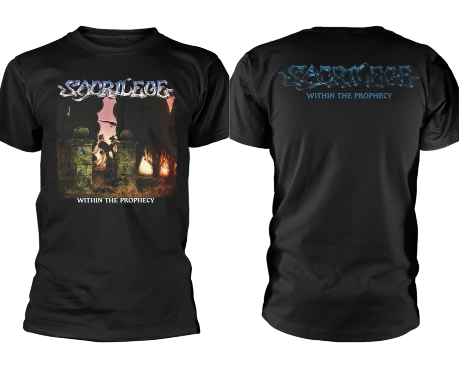 

Sacrilege Within The Prophecy T-Shirt Men Women Cotton Short Sleeve Brand T-shirt Vintage Hip Hop Y2k Tops Summer Men's Clothing