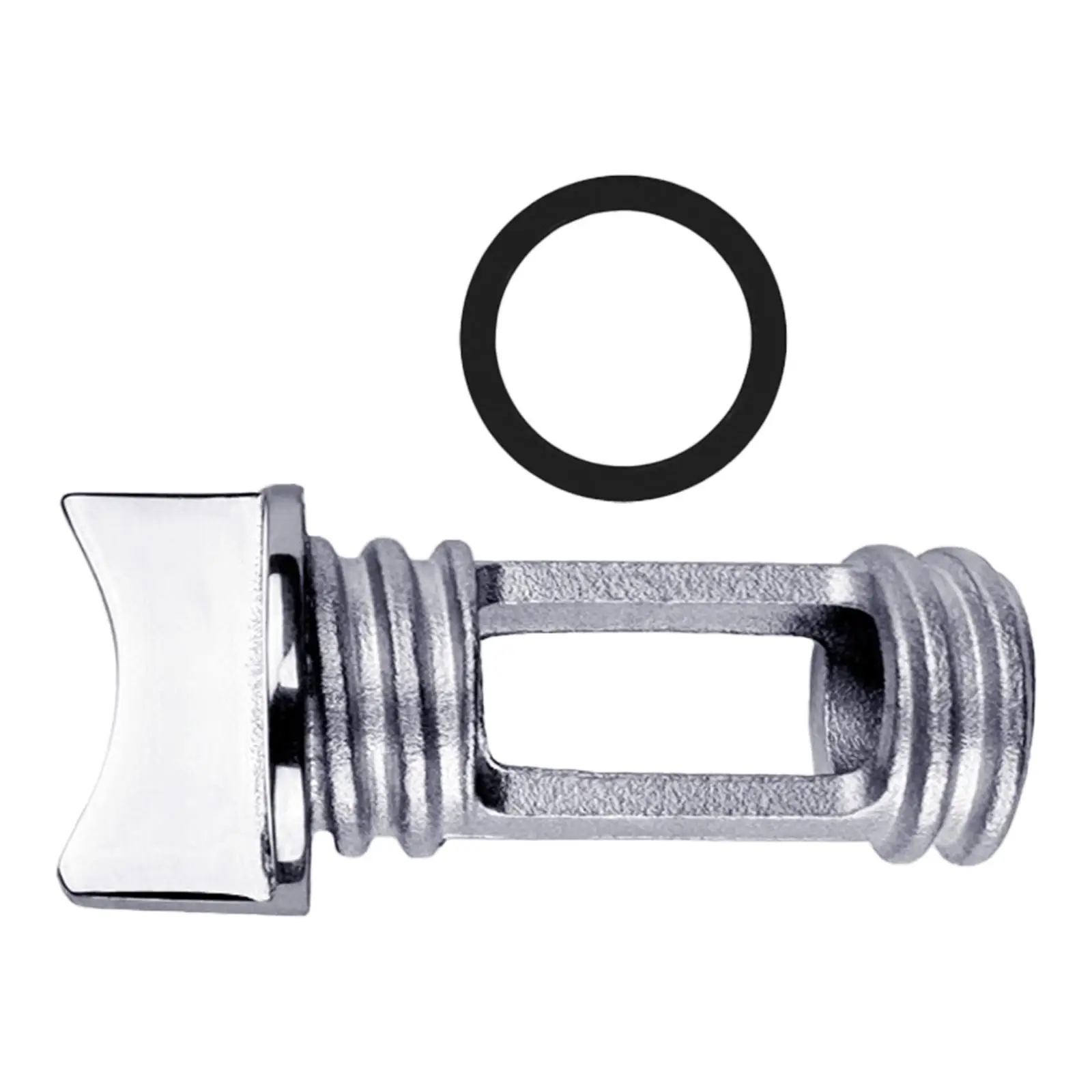 Universal Stainless Steel Boat Drain Plug with Rubber Gasket Fits 19mm Marine Kayak Canoe Yacht Raft Water Outlet view 6