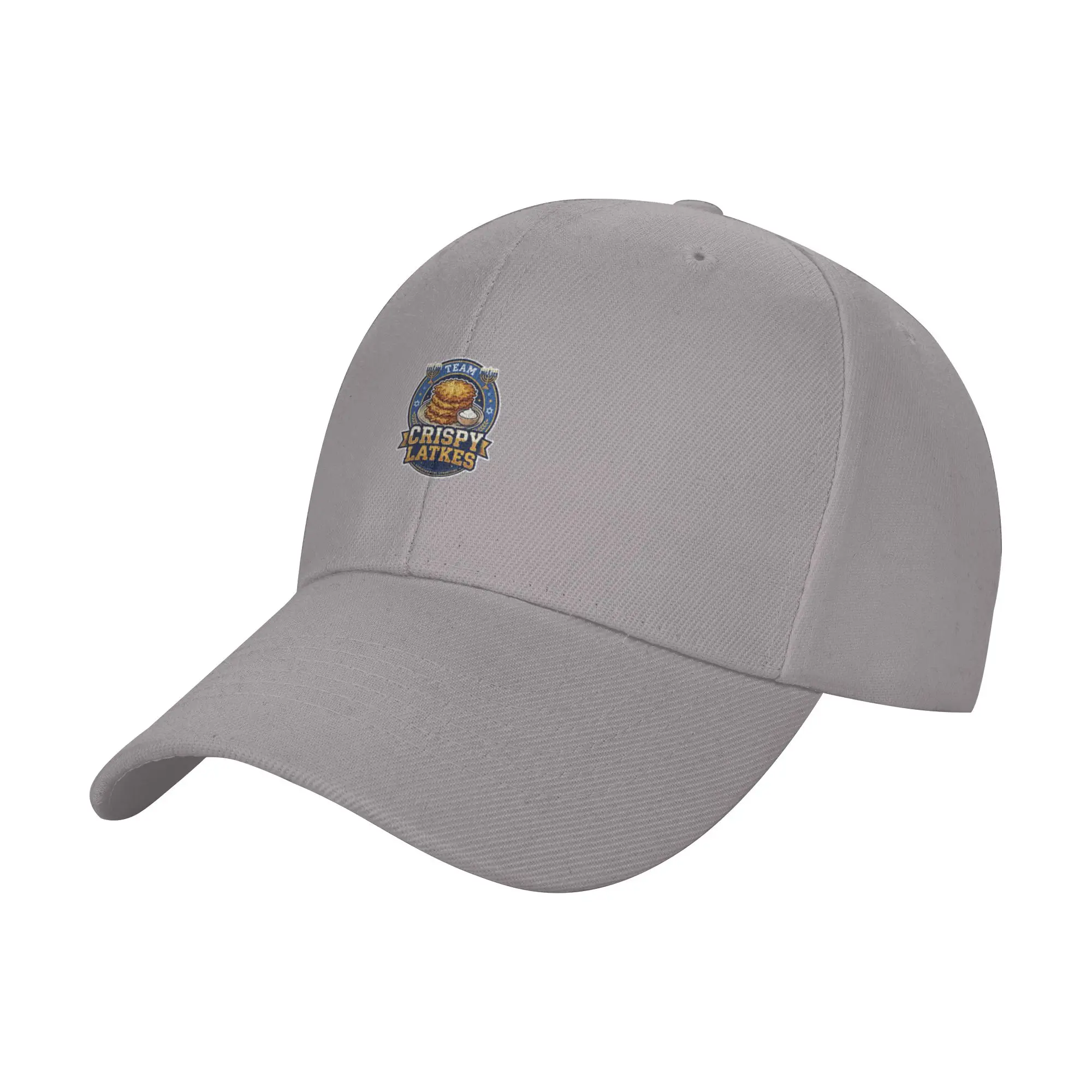 Crispy Latkes Hanukkah Bowl Champions Trendy Baseball Cap Street Fashion Unisex Peaked Cap