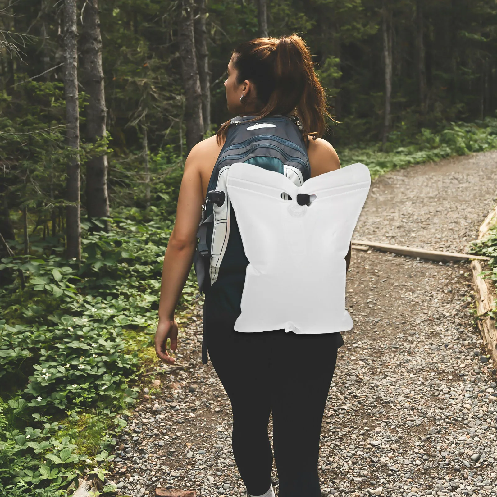 

Походный душ-мешок 18 л: Прочный складной резервуар для воды для активного отдыха, быстрая установка, для походов