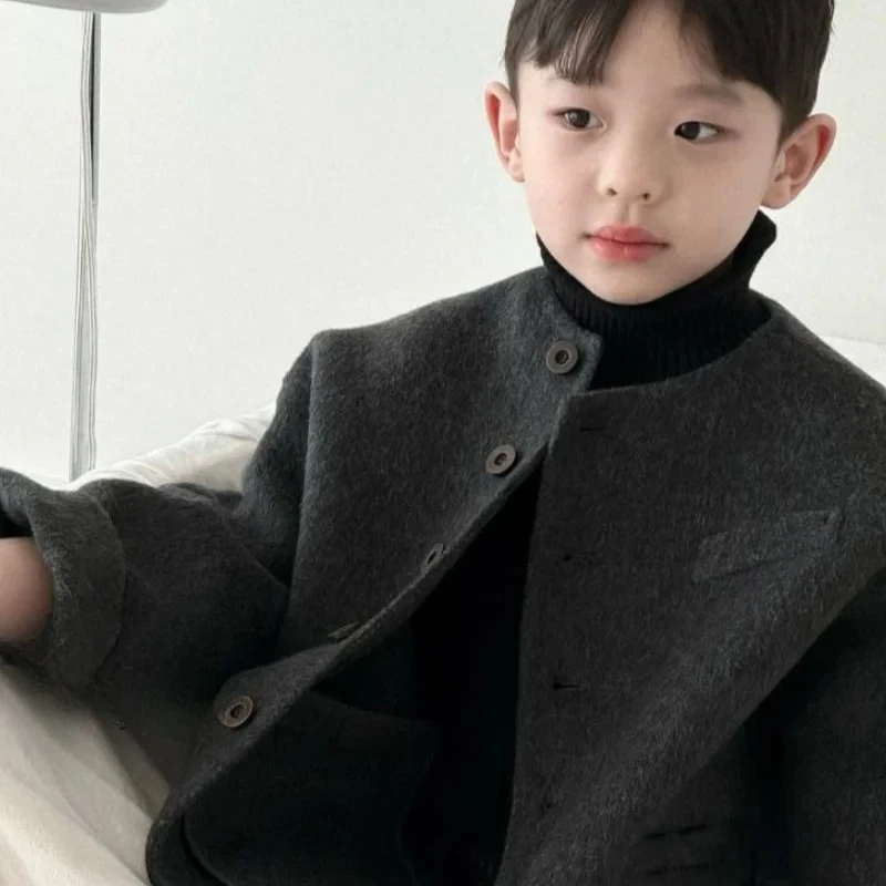 boys-woolen-coat-overcoat-jacket-windbreak-2025-charming-warm-plus-thicken-autumn-winter-cotton school-children's-clothing
