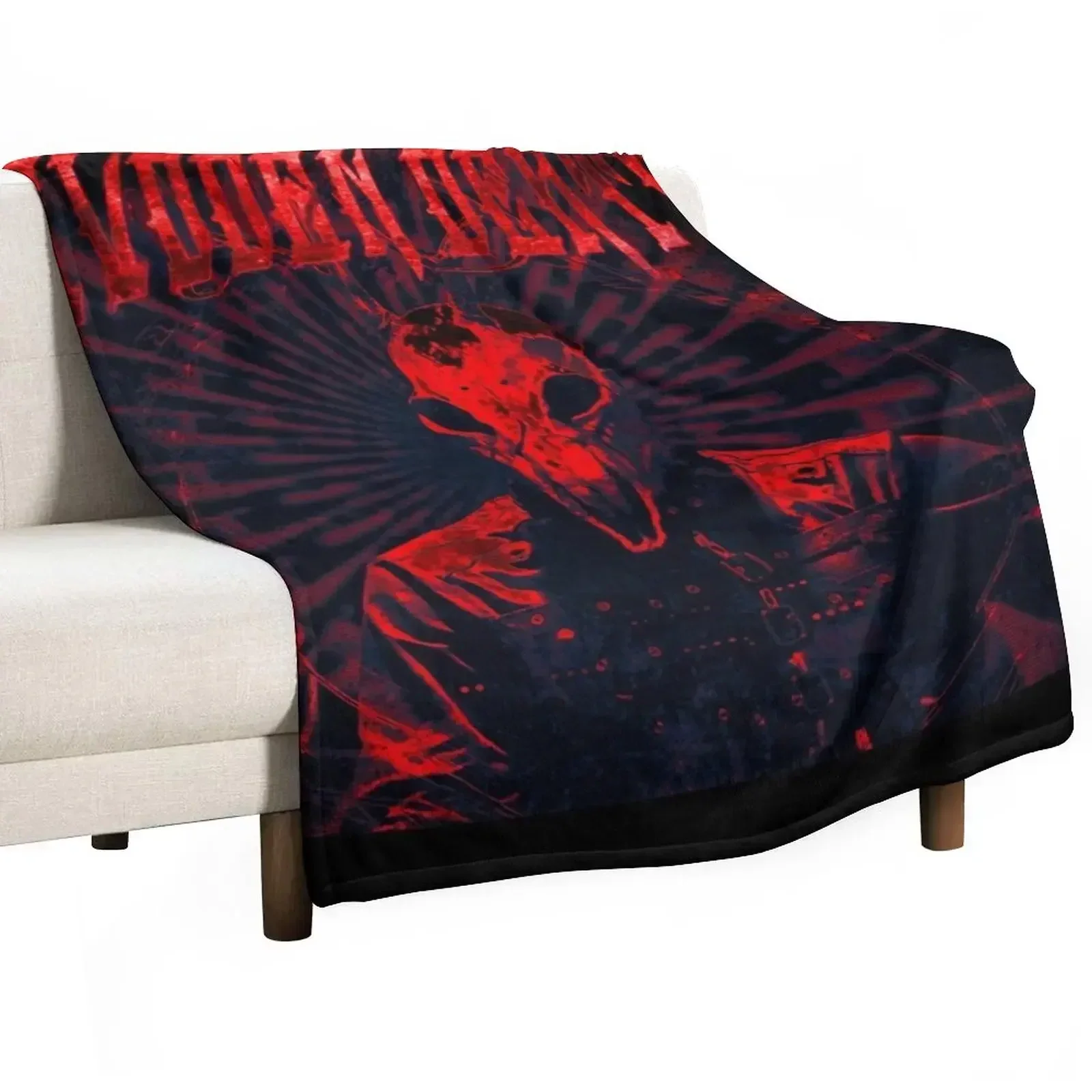 Svdden Death metal Throw Blanket Nap Heavy Weighted Decorative Sofas Blankets