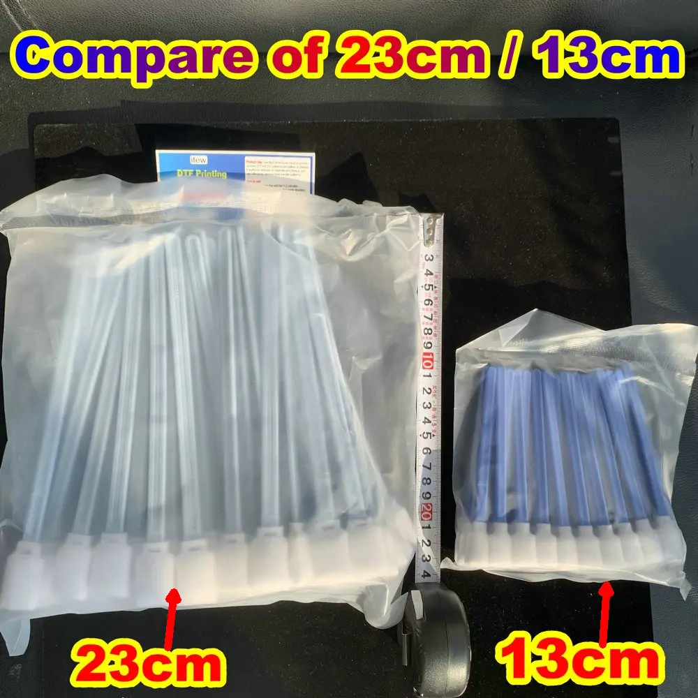 Long Head Cleaning Sticks Printhead Clean Foam Sponge Longer Cotton Buds Swab 23cm 9inch for All Solvent Printer DX4 Dx5 Dx7 Kit