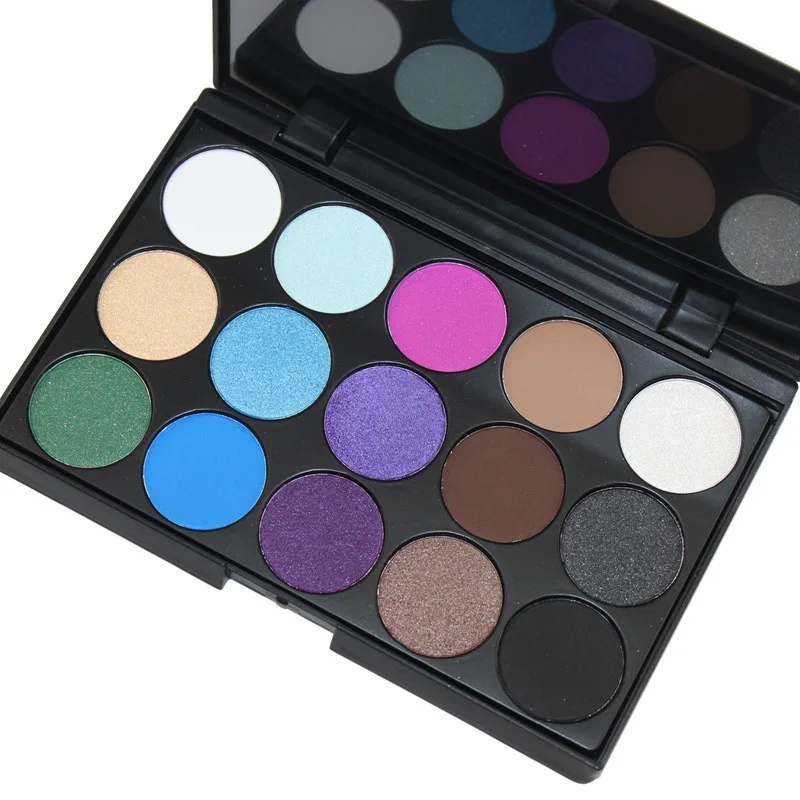 PRO Makeup Set Kit 15/40 Color Waterproof Nude Eye Shadow Palette Make up Glitter Matte Pigmented Powder Pressed Eyeshadow Box