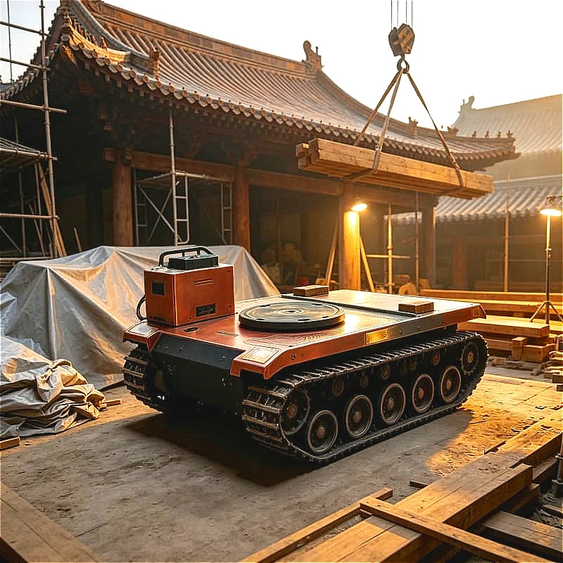 Industrial Electric Transfer Trolley 30 Ton Remote Control Battery Powered For Workshop Heavy Load Material Transport Logistics