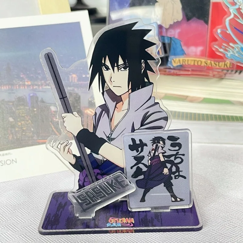 ناروتو محلية الصنع زخرفة اوزوماكي ناروتو اوتشيها ساسوكي أنيمي الطرفية الكرتون اللوحة الإبداعية شخصية الديكور هدية #1