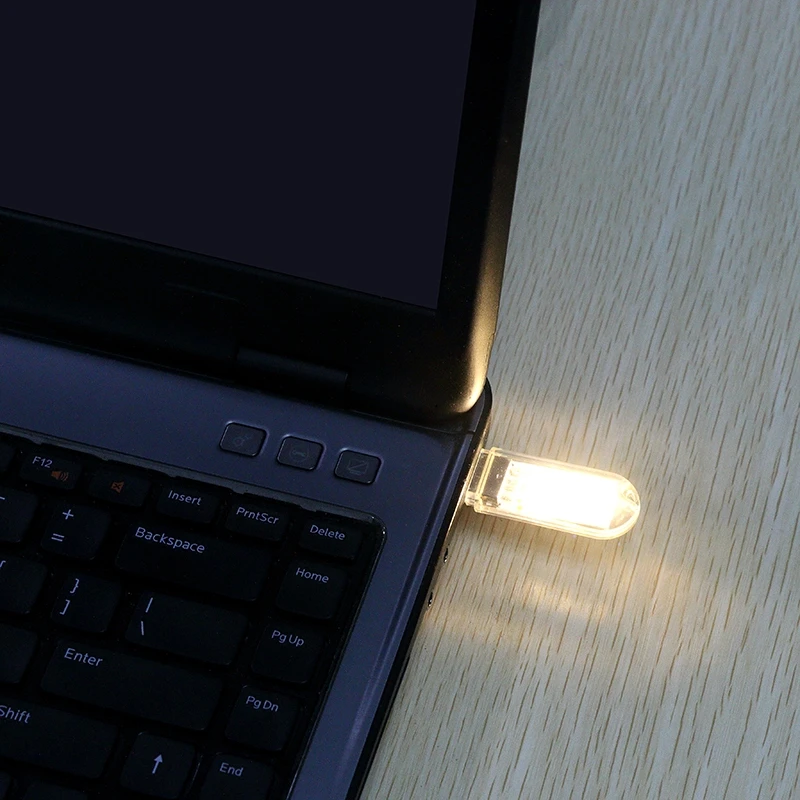 LED 고휘도 미니 USB 야간 조명, USB 컴퓨터 책상 램프