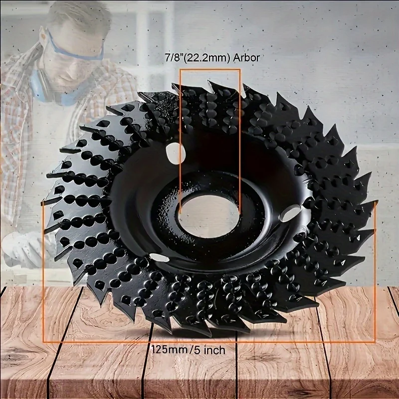 125mm Grinding Disc Polishing Wheel - Spike Disc For Woodworking & DIY Projects.