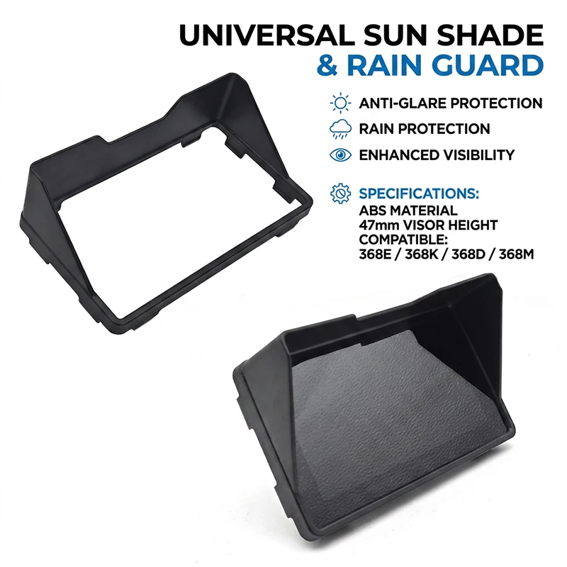 For ZONTES 368E 368K 368D 368M ZT-368 E K New Instrument Cover Protection Dashboard Sun Visor Cover Motorcycle Anti-Glare Cover