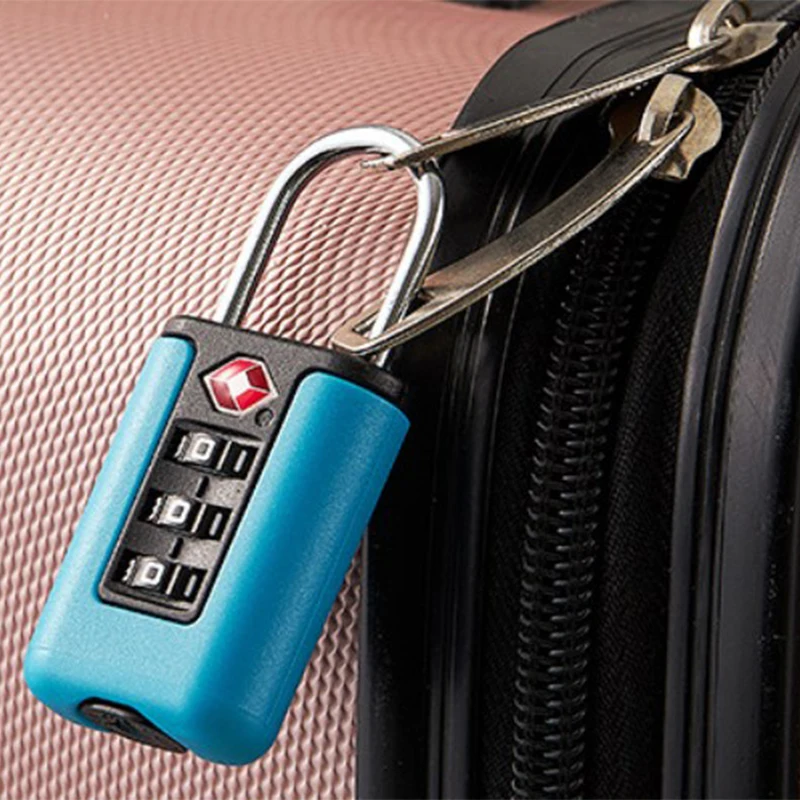 Combination Lock Mini Suitcase Lock Alloy 3 Digit Combine For TSA PP Password Luggage Code Lock For Travel Accessories