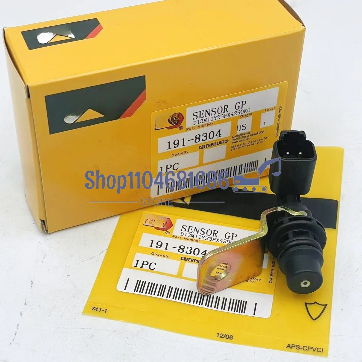 

191-8304 1918304 Crankshaft Position Sensor for 980H 980K 42E 444F2 420E 444F 430E 444E 420F