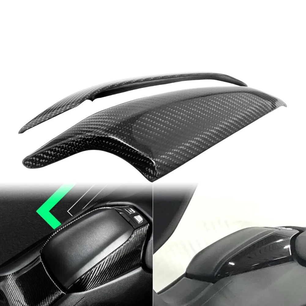 For Yamaha TMAX 530 560 2017-2021 Motorcycle 1 Pair Real Carbon Fiber Front Tank Side Panel Covesr Fairing