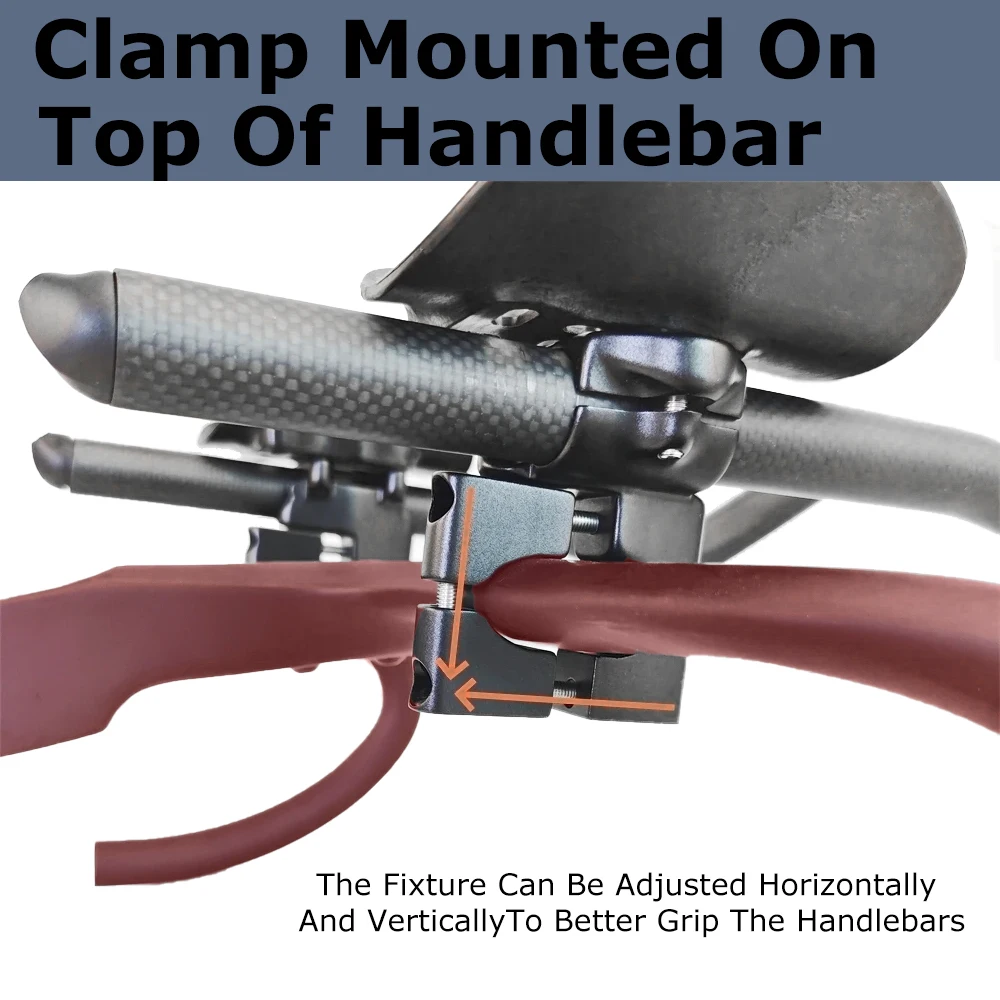 ULLICYC الطريق دراجة الترياتلون الوقت المحاكمة، 3K كامل الكربون ماتي / لامع دراجة الراحة TT المقود 35 °   لمقود تمديد ايرو