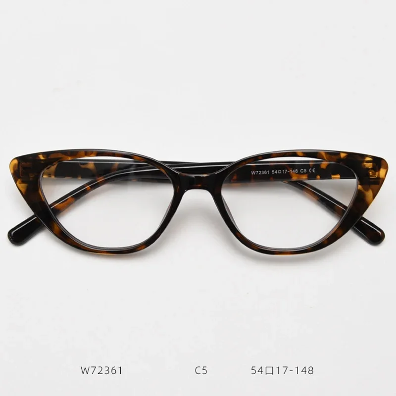 القط العين نظارات نسائية متعددة البؤر وصفة طبية عالية قصر النظر الشيخوخي النظارات البصرية الإناث التقدمية نظارات بمادة الخلات