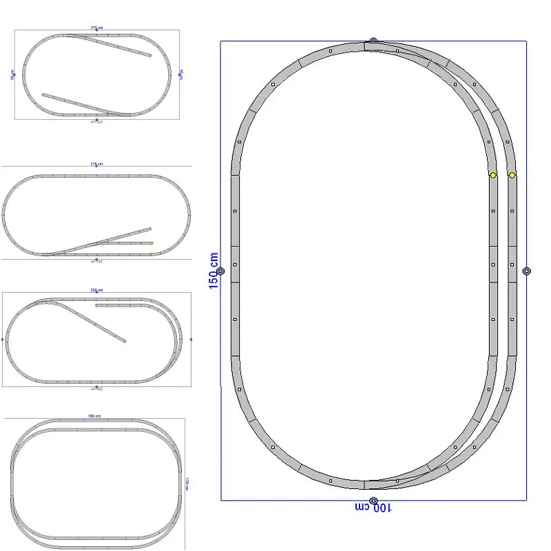 

PIKO HO 1/87 Scale Track Set Various Options Available Perfect for Beginners Train Accessories Boys Toy Gift