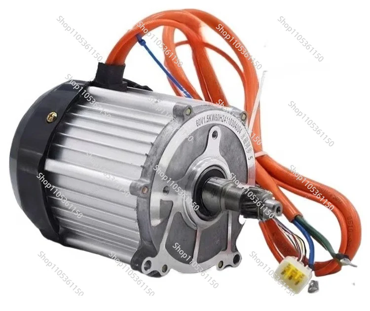 Pure Copper Core YBJ High Power Brushless DC Differential Motor 48V 60V 72V High Speed for Electric Tricycle Modification