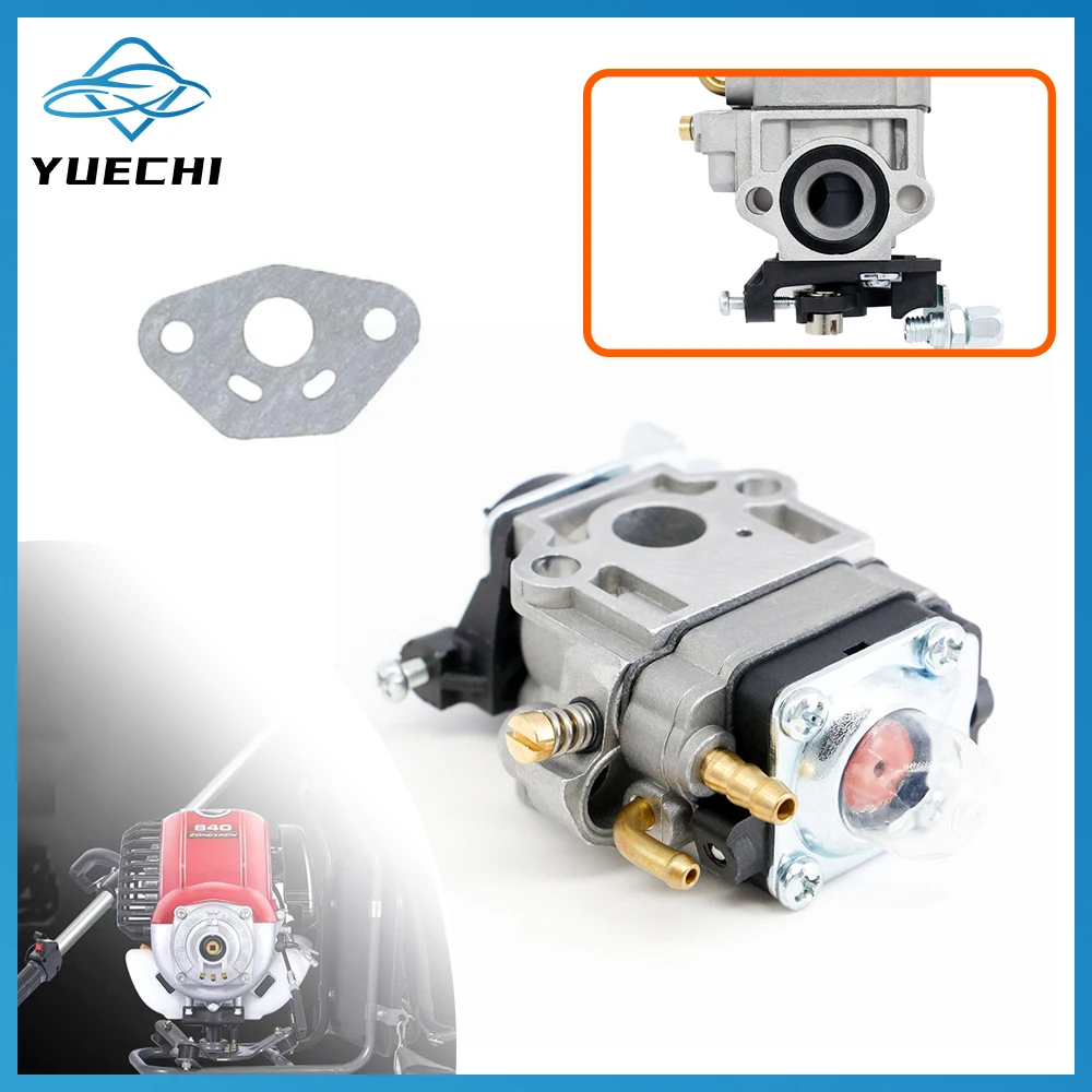 מחדש בנזין קרבורטור 10mm עם גזם עבור מנוע חותך מברשת TU26 34F 36F 260 330