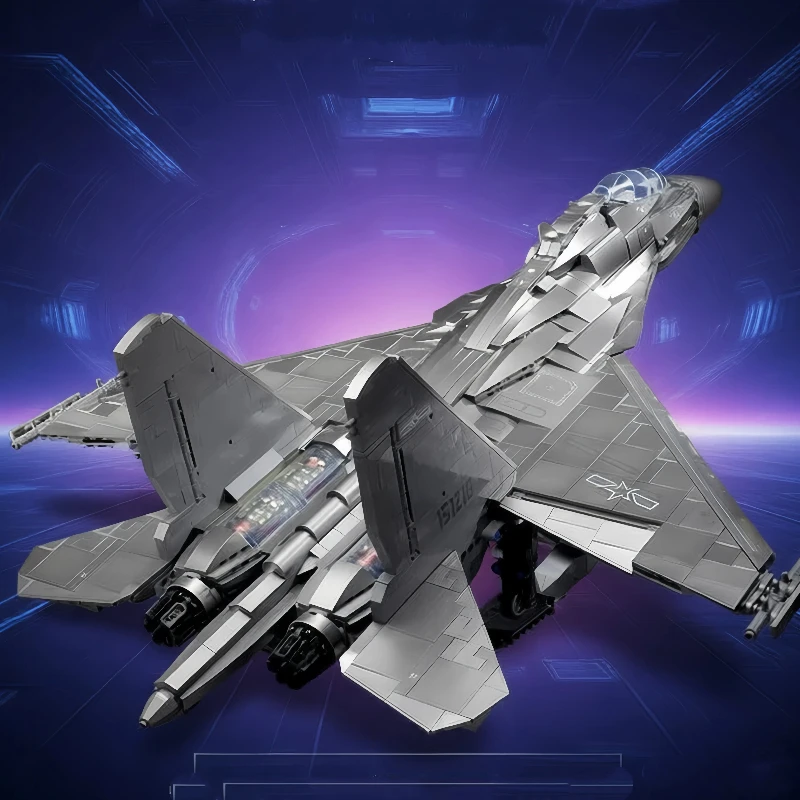 

Строительный блок в сборе, модель военного самолета J-16d, истребитель, реактивная сборка, модель самолета, подарок на день рождения для мальчика, авиационная коллекция