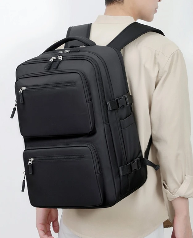 حقيبة ظهر جديدة خفيفة الوزن للأعمال، حقيبة ظهر كاجوال للسفر في الهواء الطلق مقاومة للماء، حقيبة ظهر للكمبيوتر متعددة الوظائف ذات سعة كبيرة