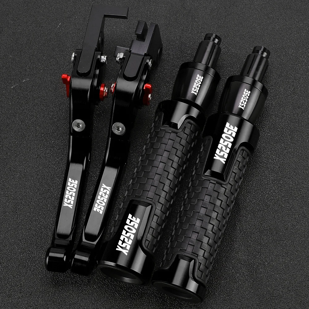 For Yamaha XS 250 XS250 SE XS250SE Motorcycle Adjustable Brake Clutch Lever 1979-1982 1980 1981 Handlebar Handle Bar Grips