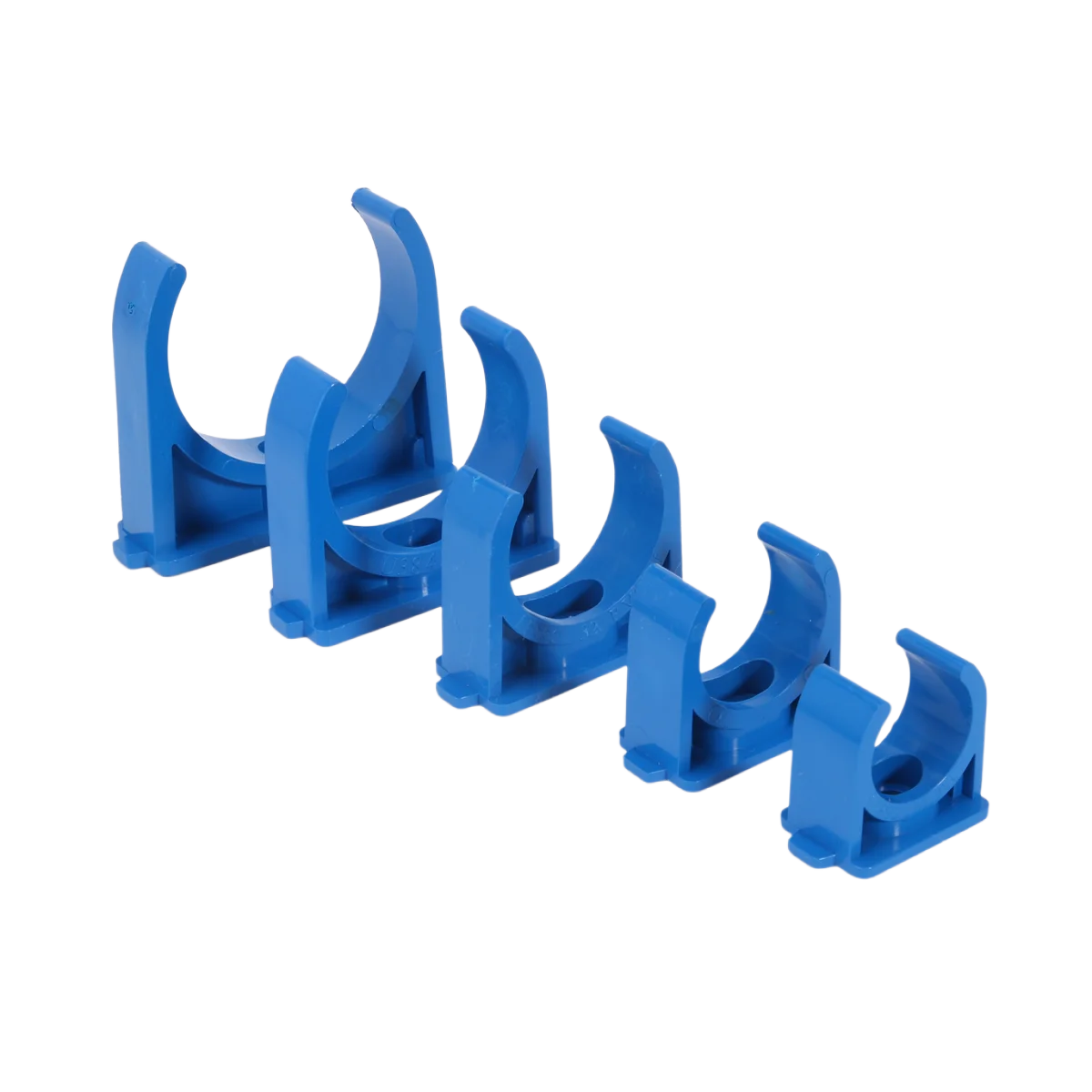 Blue U-Shaped PVC Pipe Clamp PPR PE Pipe Support Accessory Irrigation Pipe Fish Tank Aquarium Pipe Clamp