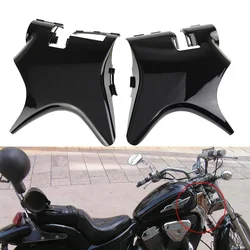 For Honda Shadow VT 600 VLX 600 STEED400 1988-1998 Front Cowl Neck Cover Chrome/Black ABS Plastic Frame Cover Side Faring Guard