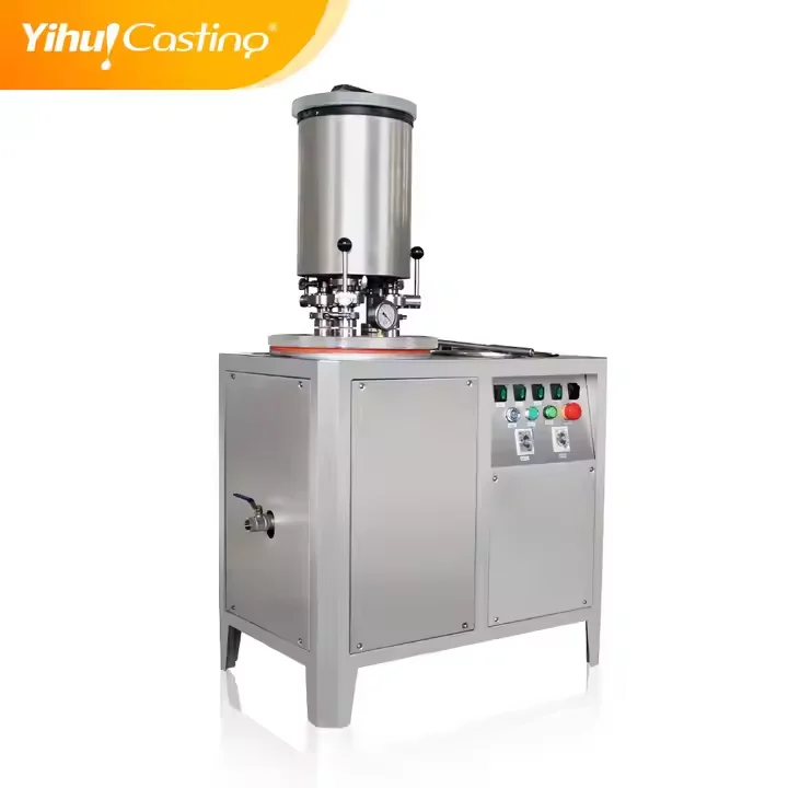 

Yihui CE Certified 3-can Automatic Vacuum Gypsum Powder Mixer with 2kw Power 3Phase 220V/380V for Jewelry Casting