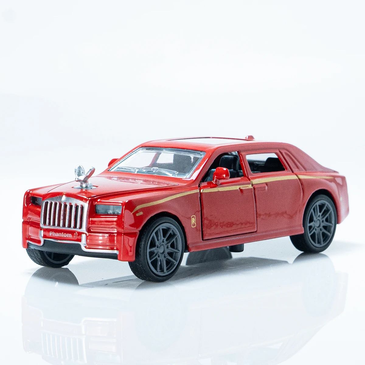 1: 42 Scale Limited Edition Simulation Car Model Alloy Sliding Force Double Door Vehicle Toy Creative Ornament Children's Gift
