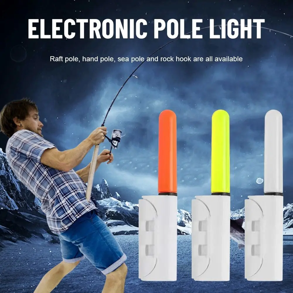 5pcs Fishing Electronic Rod Luminous Stick Light LED Removable Waterproof Float Tackle Night Tackle Plastic