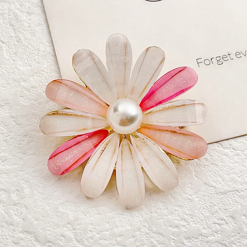 1Pc Exquisite Daisy Brooch for Men Women Dainty Plant Sunflower Shaped Pins Jewelry Trendy Accessories Party Gifts 2026