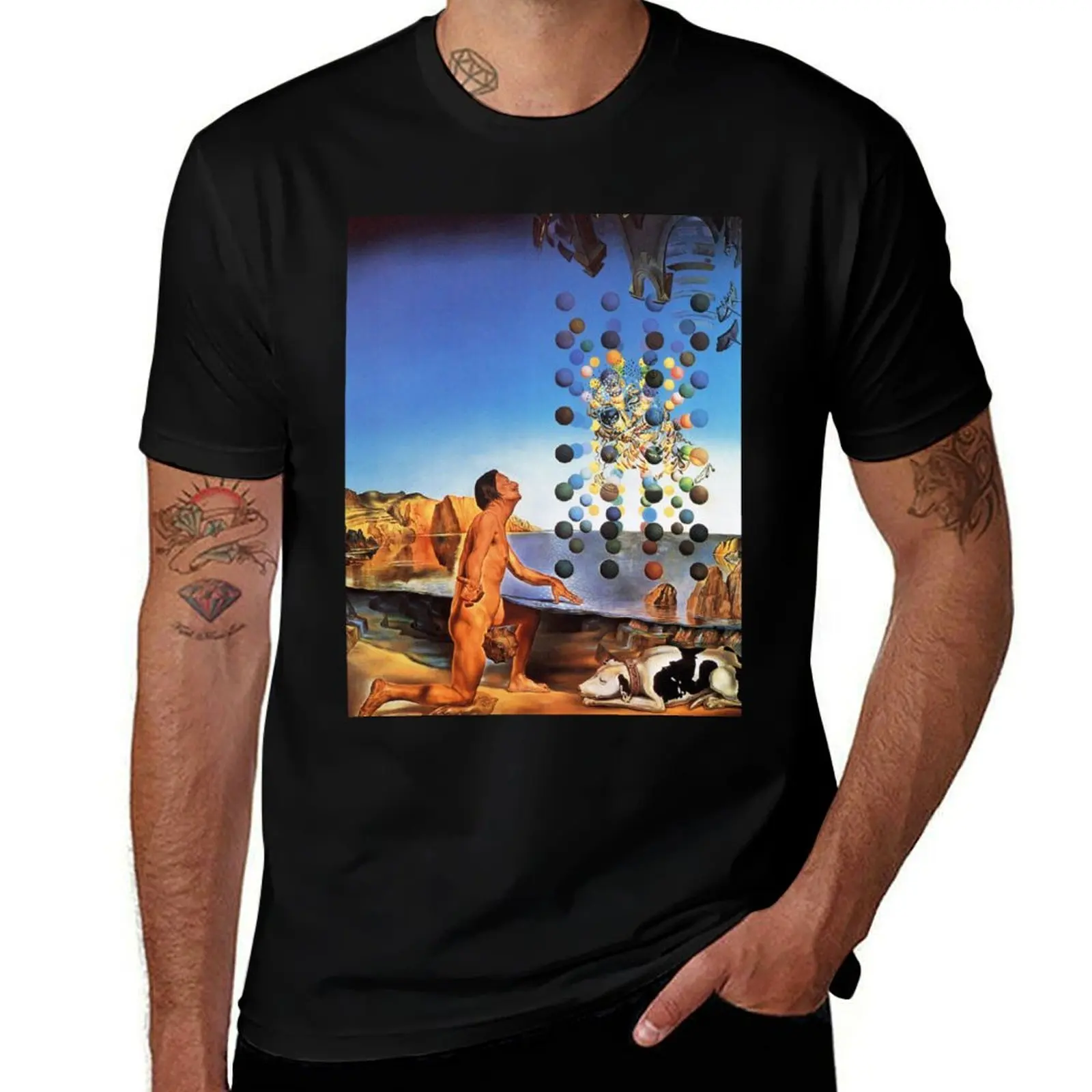 

Salvadore Dali Surrealism Famous Painters Posters T-Shirt Stylish Graphic Short Sleeve Top