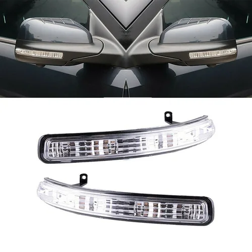Luces LED de señal de giro para espejo lateral para Ford Explorer 2011-2019 lámpara indicadora de espejo de marcha atrás BB5Z13B375A BB5Z13B374A