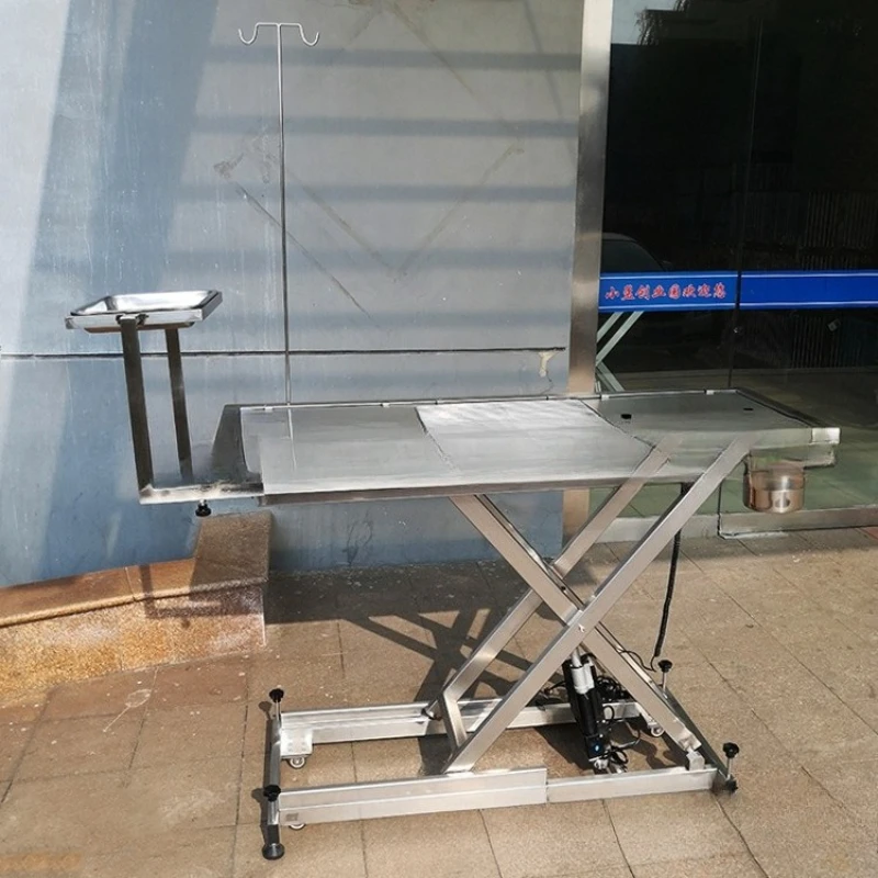 

Pet hand and foot dual-control electric lifting operating table, veterinary pet disposal table